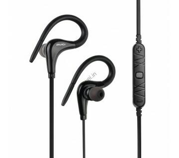 Awei A890BL 110dB Ear-Hook Hands-free Bluetooth Headset with Mic (Black)