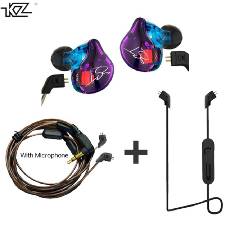 Easy KZ ZST Hybrid Banlance Armature with Dynamic In-ear Earphone 1BA+1DD Hifi Headset (ZST no mic)