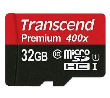 Transcend 32GB Micro SDHC Memory Card