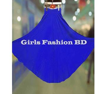 China Soft Linen Skirt Palazzo (Royal Blue)