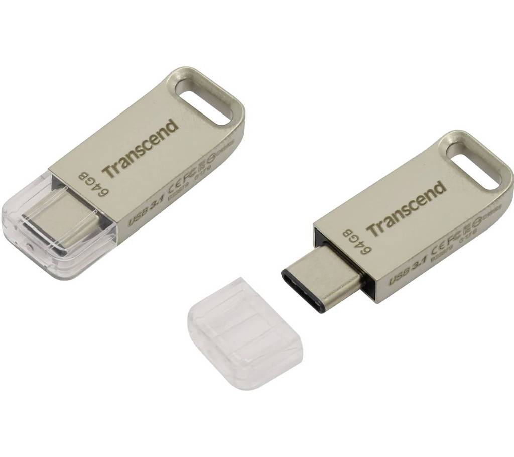 Transcend JetFlash 850S USB 3.1 Type C Capacity:64gb বাংলাদেশ - 673236
