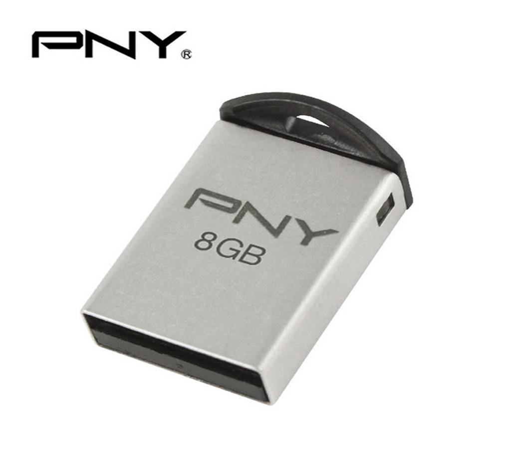 PNY Micro 8GB M2 Attache মেটালিক পেনড্রাইভ বাংলাদেশ - 686596