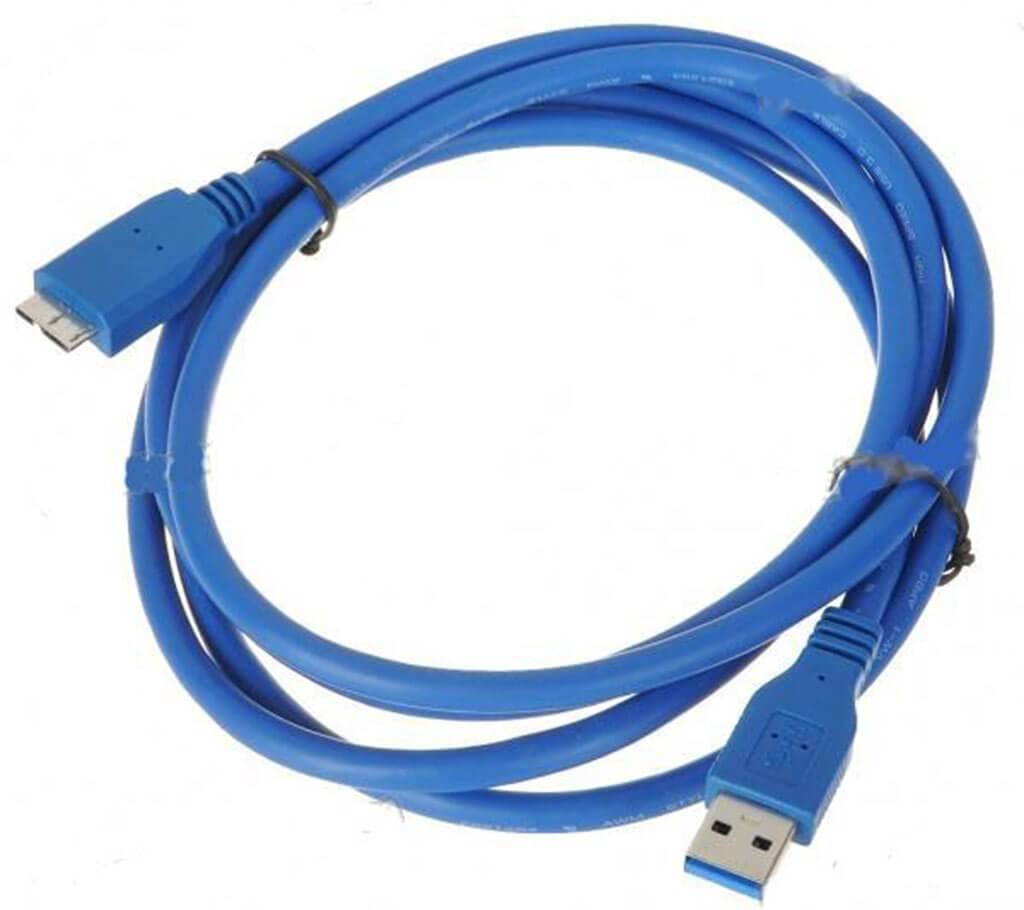 USB 3.0 TYPE A male to B Hard Disk ক্যাবল বাংলাদেশ - 688639