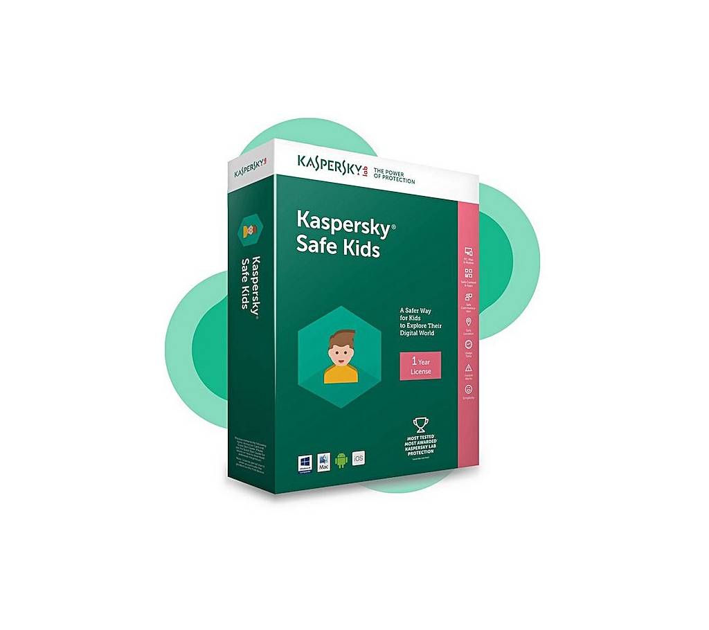 Kaspersky Safe Kids Protection - 1 User - 3 Mobile - 1 Year বাংলাদেশ - 691343