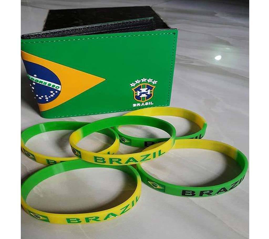 Brazil Regular Shaped Menz Wallet বাংলাদেশ - 719646