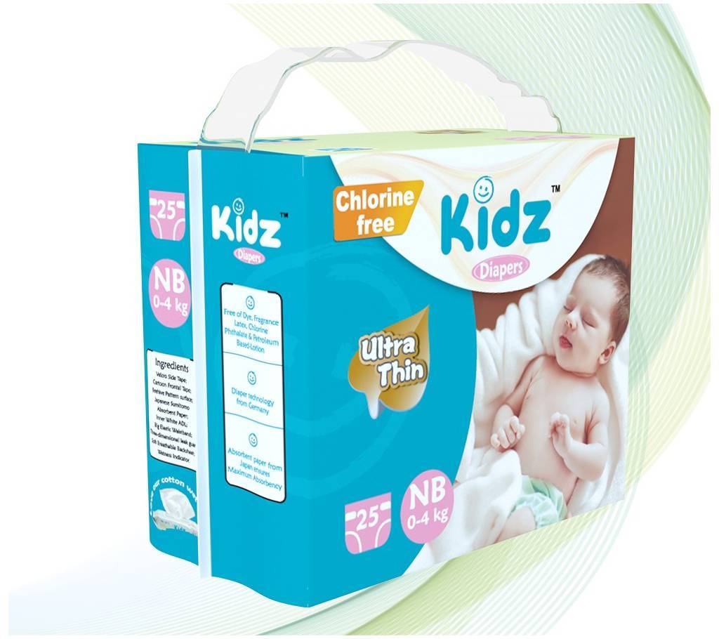 Kidz Diapers NB (0-4kg) বাংলাদেশ - 677666