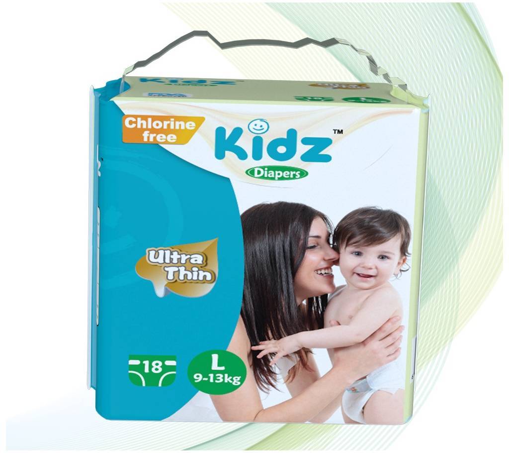 kidz Diapers L(9-13kg) বাংলাদেশ - 677671