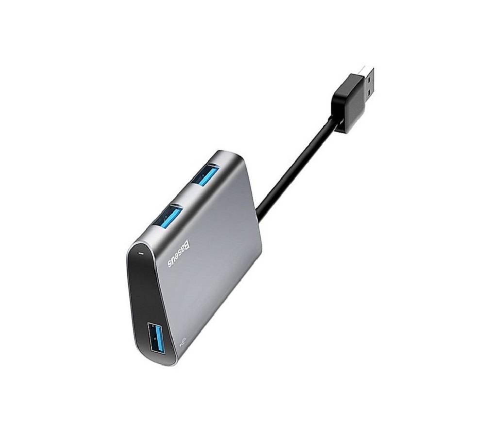 Baseus Baseus USB 3.0 and USB 3.0 Concentrator হাব অ্যাডাপ্টার - Grey বাংলাদেশ - 738970