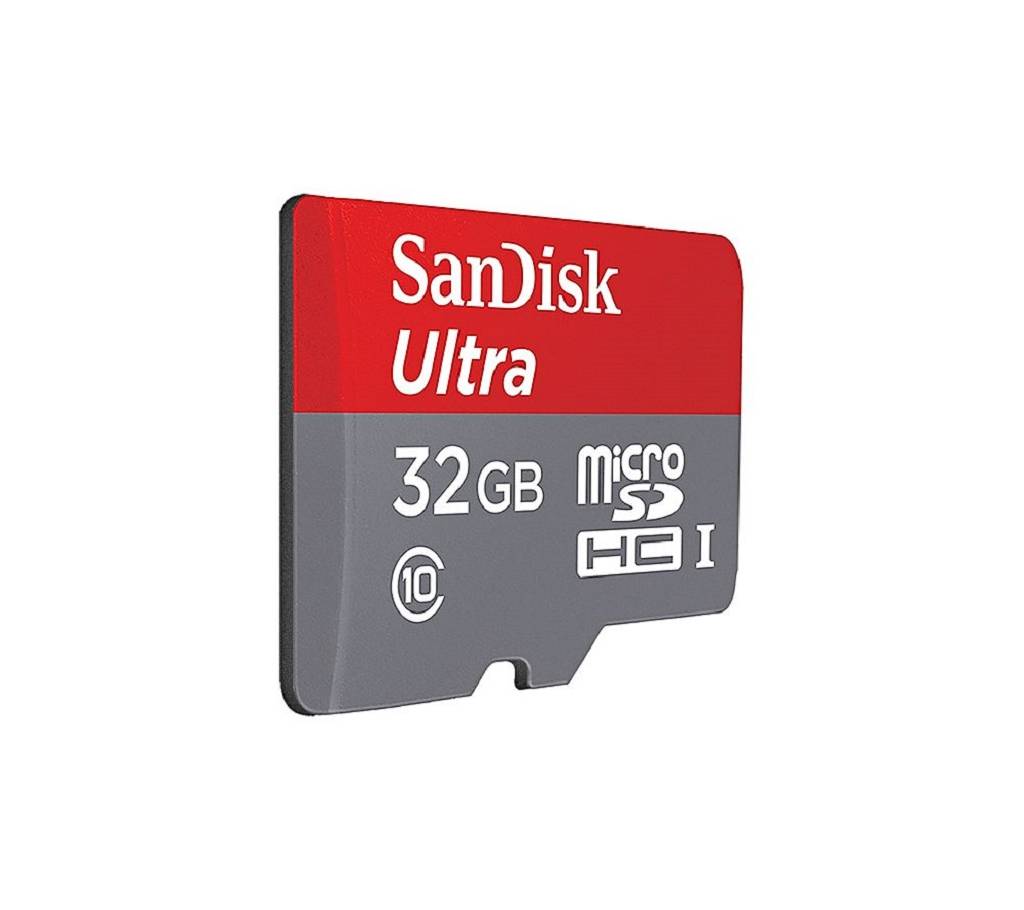 Sandisk 32GB Ultra Micro SD কার্ড উইথ অ্যাডাপ্টার বাংলাদেশ - 703214