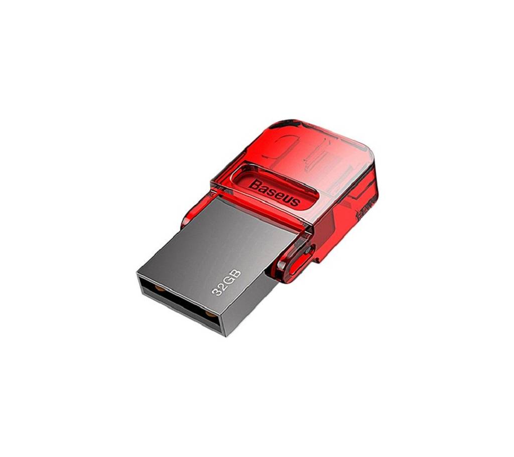 Baseus 32GB OTG USB Type C Flash Drive for PC Macbook - Red বাংলাদেশ - 703229