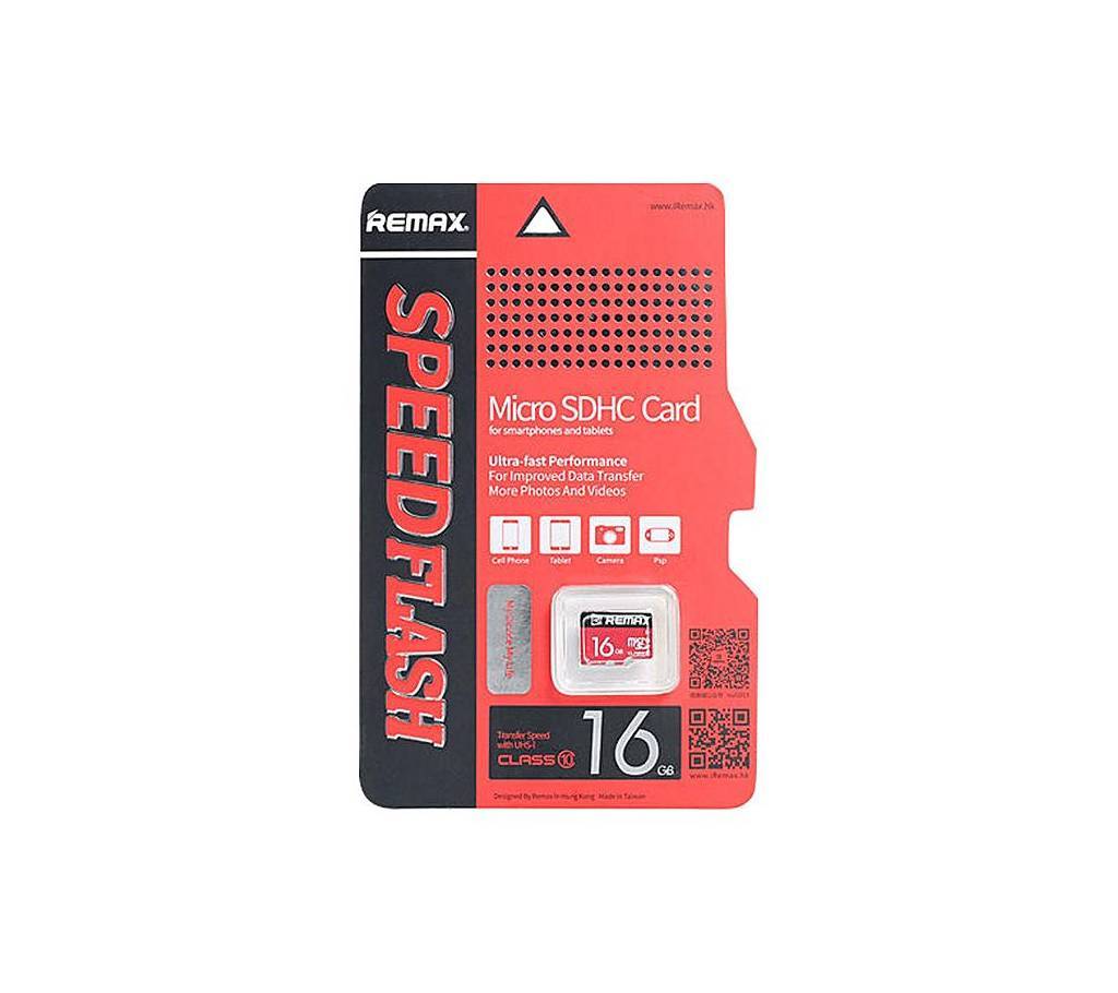 REMAX Micro SD Card - 16GB - Red বাংলাদেশ - 678167