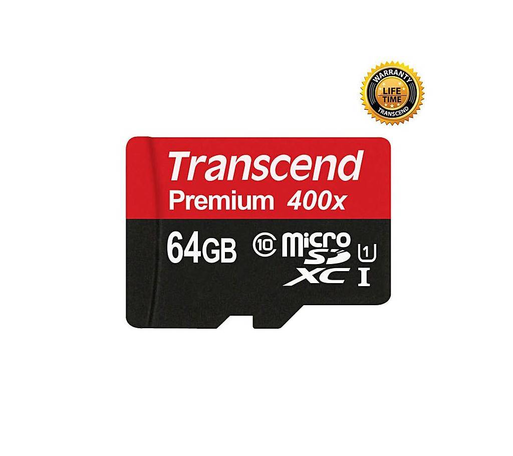 Transcend Micro SD Card - 64GB বাংলাদেশ - 678186