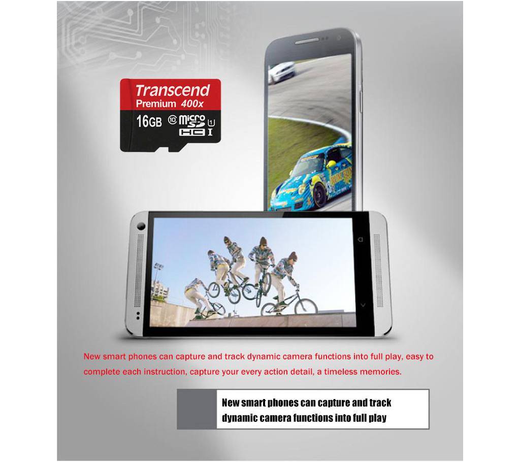 Transcend Micro SD Card - 16GB Class-10 বাংলাদেশ - 678207