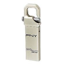 PNY PNY 32GB DUO-Link 0U6 USB 3.0 Pen Drive - Metal