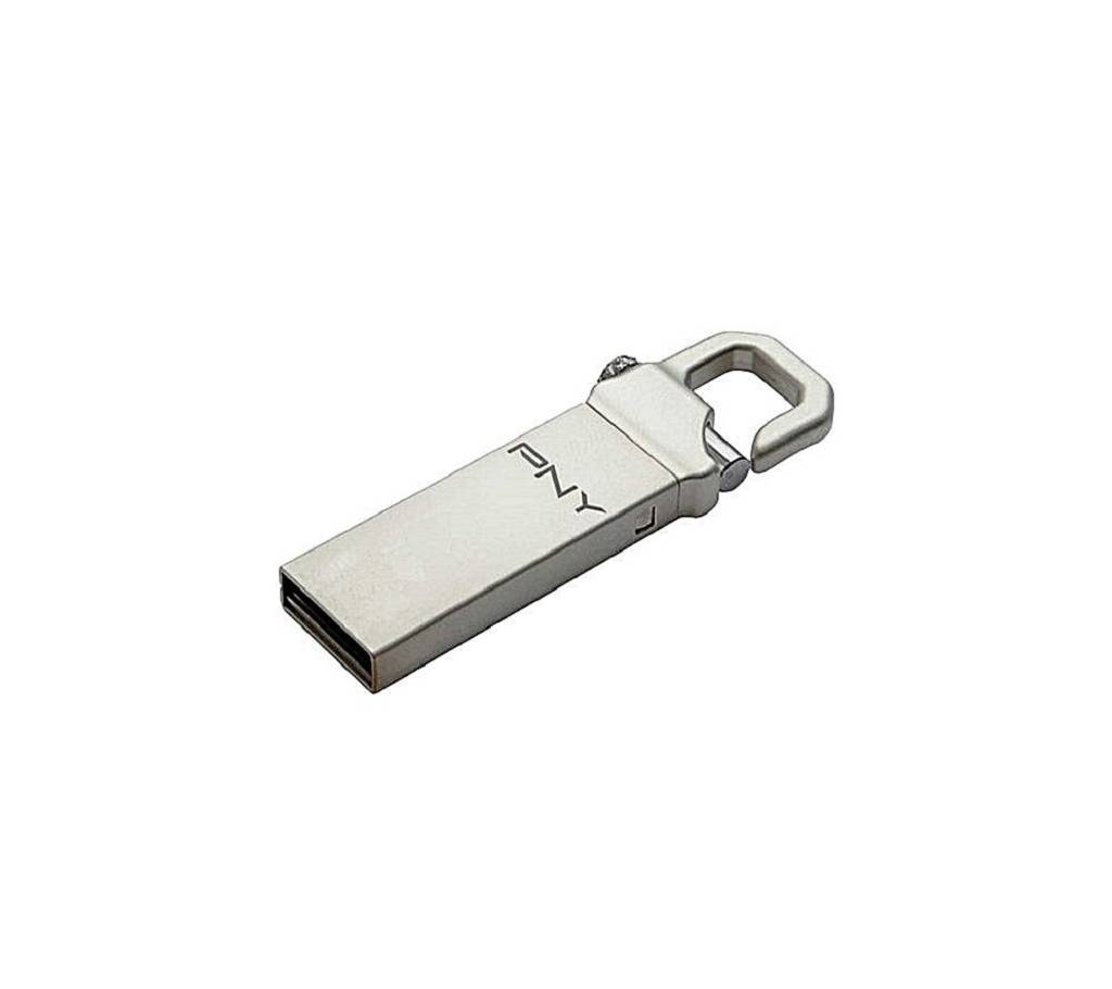 PNY 16GB Hook Attached USB 3.0 পেন ড্রাইভ - Silver বাংলাদেশ - 726889