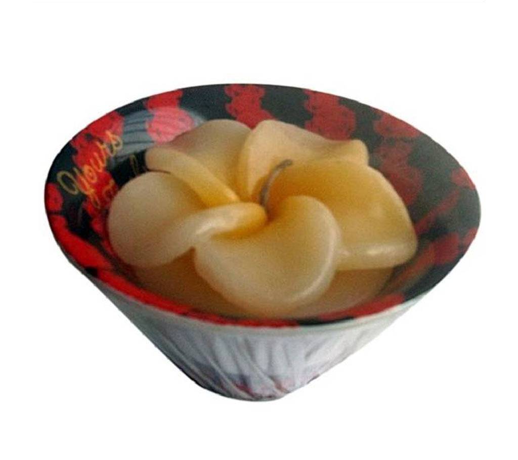 Artefact Kathali Chapa Floral Shape Ceramic Bowl Candle বাংলাদেশ - 679342