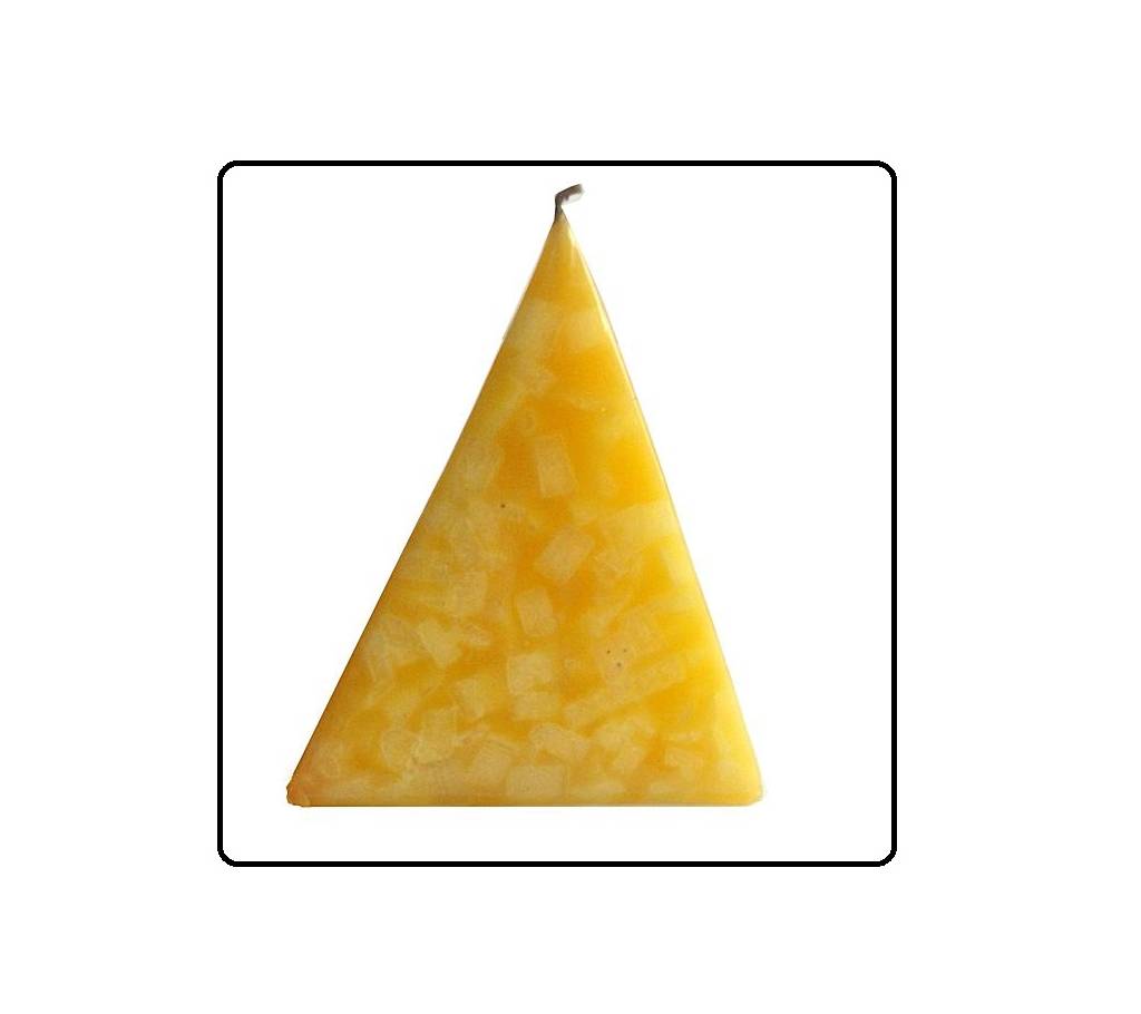 Artefact Yellow Mosaic Pyramid Candle বাংলাদেশ - 679346
