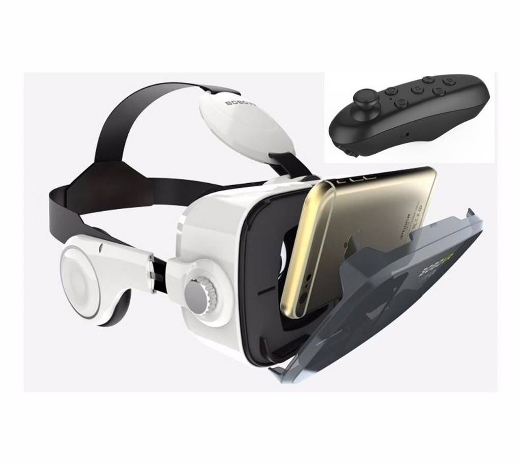 VR Z4 3D গ্লাসেস উইথ হেডফোন +ফ্রি ব্লুটুথ রিমোট বাংলাদেশ - 694886