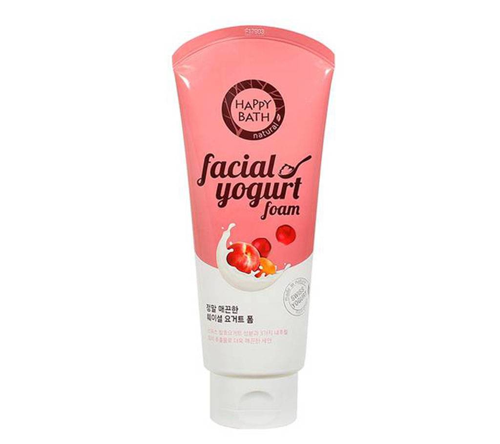 Happy Bath Facial Yogurt Foam ফেস ওয়াশ 120g KOREA বাংলাদেশ - 683712