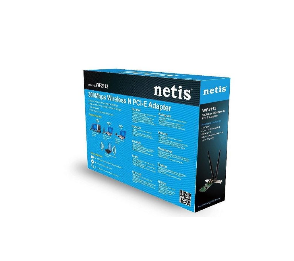 Netis WF2113 300Mbps ওয়্যারলেস N PCI-E অ্যাডাপ্টার বাংলাদেশ - 983040