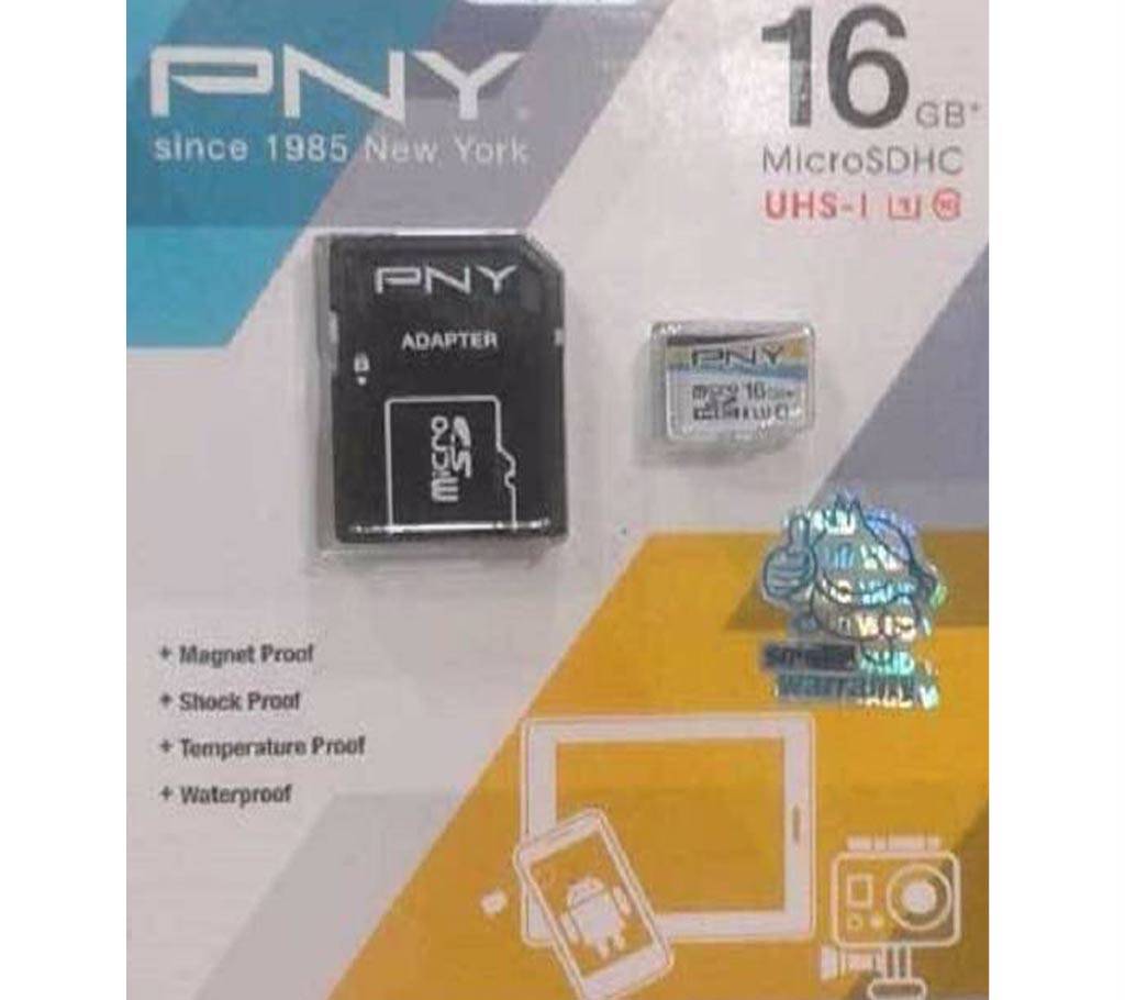 PNY 16GB মেমোরি কার্ড বাংলাদেশ - 715570