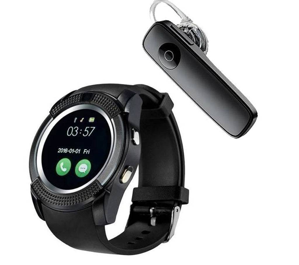 V8 Smart Watch With Free Bluetooth বাংলাদেশ - 685743