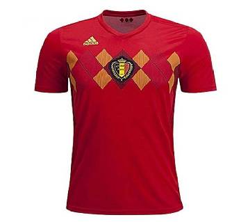 2018 World Cup Belgium Home Short Sleeve Jersey (Copy)