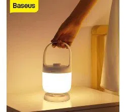  Baseus Dimmable LED Night Light Portable USB Rechargeable Lamp Reading Night Light LED Table Lamp for Children Bedside Outdoor