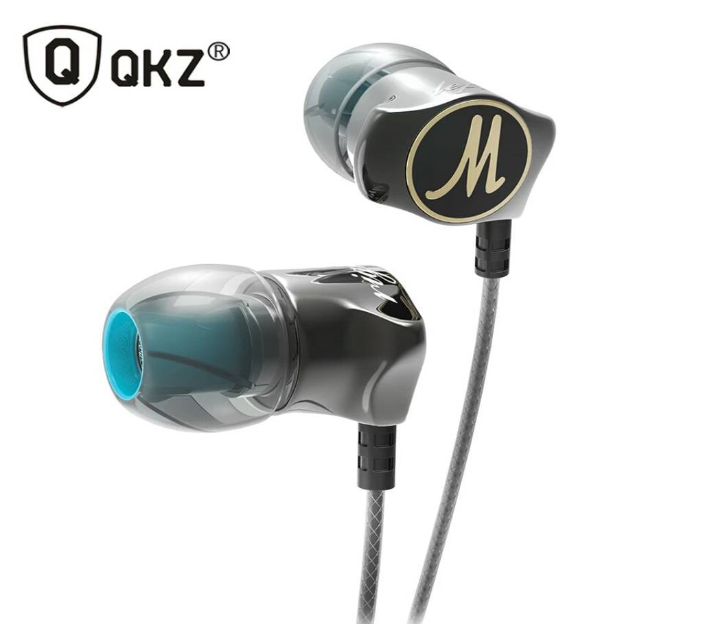 QKZ DM7 Zinc Alloy In Ear HiFi ইয়ারফোন Stereo Bass Headset বাংলাদেশ - 922340
