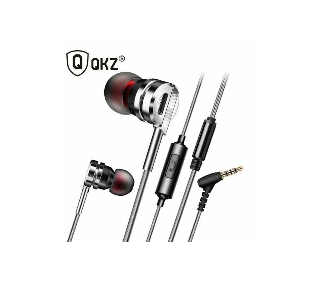 QKZ DM9 Zinc Alloy HiFi Metal In Ear ইয়ারফোন -কালো বাংলাদেশ - 923562