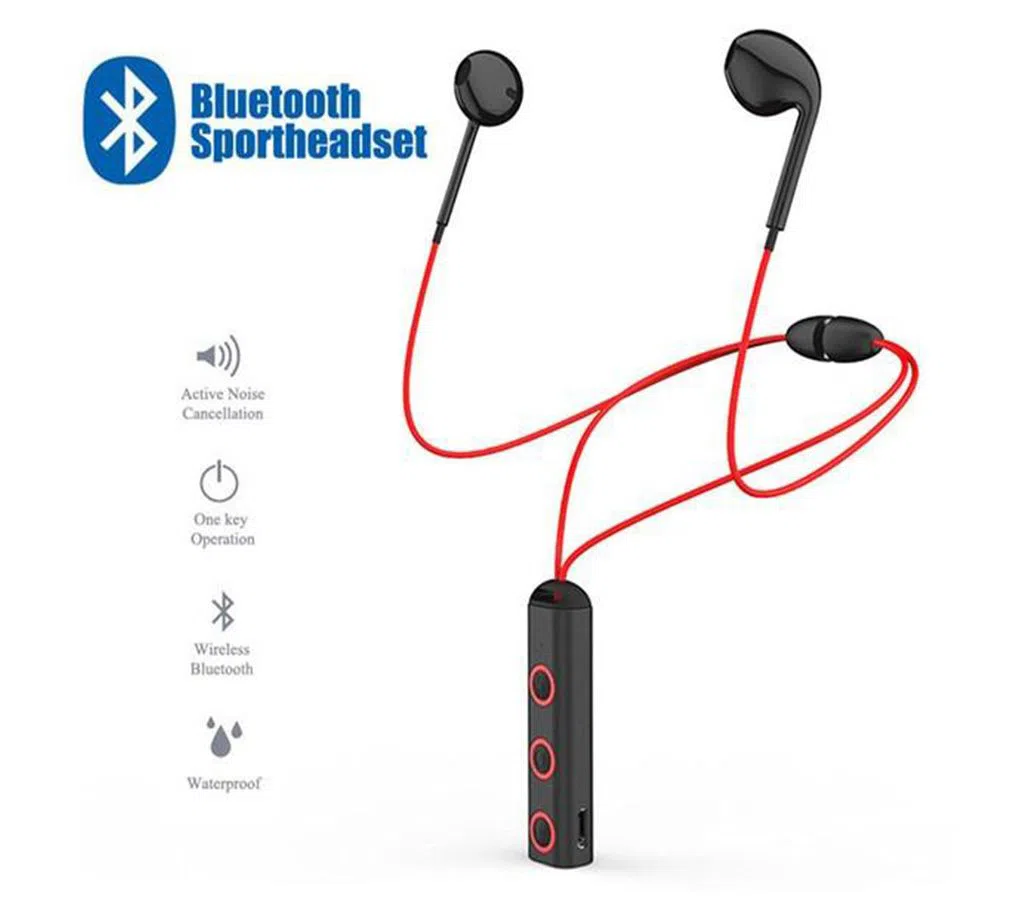 BT-A02 Magnet Neckband Necklace Wireless Bluetooth V4.2 In ear Earphone Handfree Sports Music Headset Sweetproof Magnetic Headphones V8 I7S Bluetooth