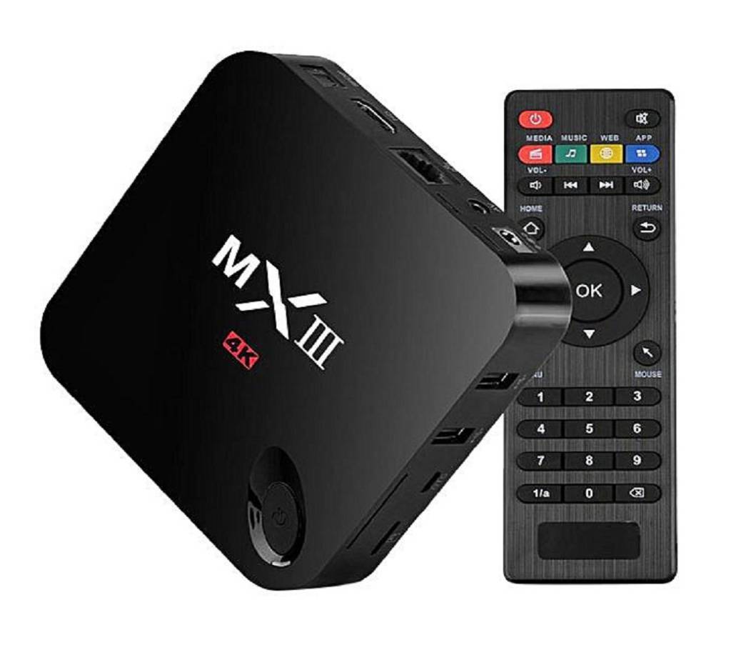 MX3 4K অ্যান্ড্রয়েড টিভি বক্স with 2GB RAM বাংলাদেশ - 692919