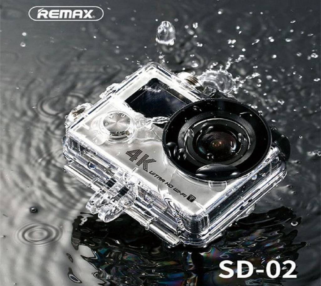 REMAX Wireless Multi-functional Waterproof HD DV 4K Action Camera বাংলাদেশ - 696960