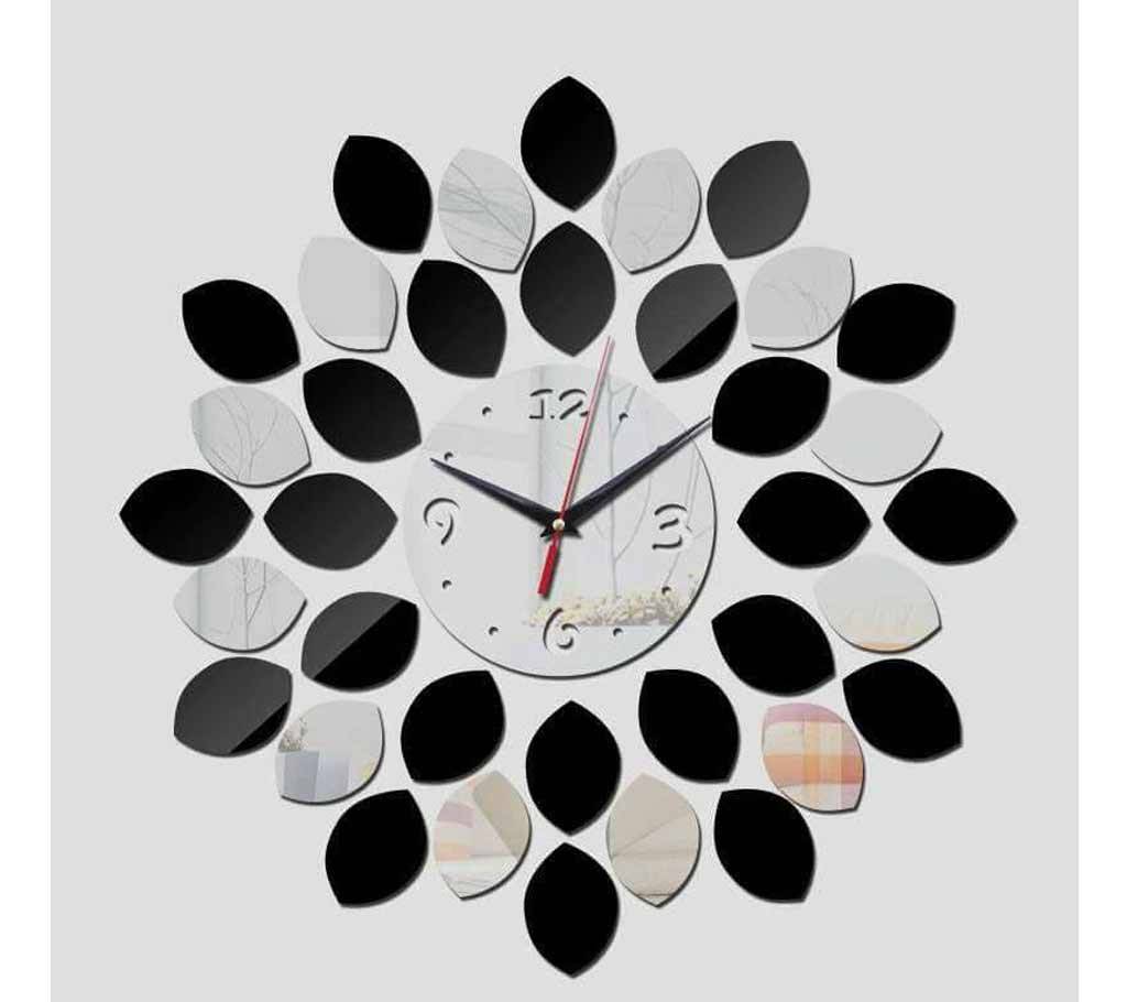 acrylic Mirror Real Time Clock Sticker বাংলাদেশ - 686505