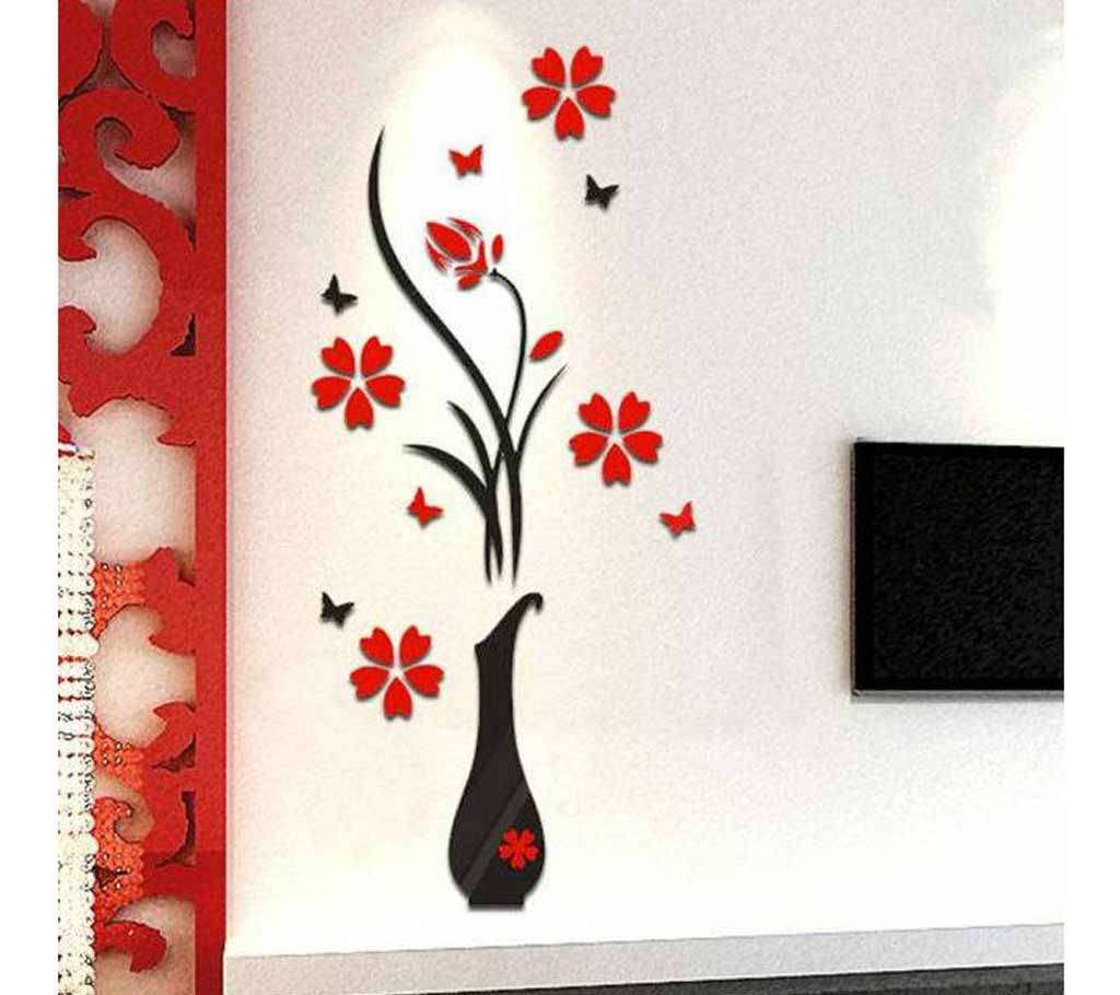 Floral Acrylic Wall Sticker বাংলাদেশ - 686527