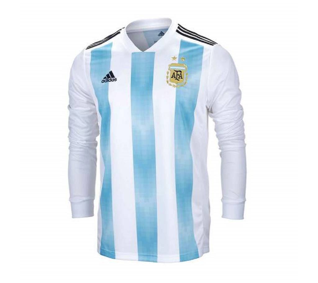 Fifa World Cup Full Sleeve Argentina Jersey 2018 - Copy বাংলাদেশ - 694314