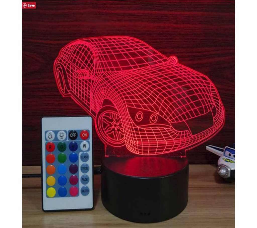 Creative 3D LED Car Lamp বাংলাদেশ - 686866