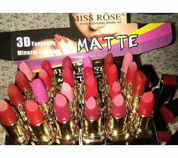 Miss Rose Matte 3D lipstick (1pcs) China 