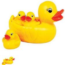 Rubber Duckies Bath Toys - Yellow