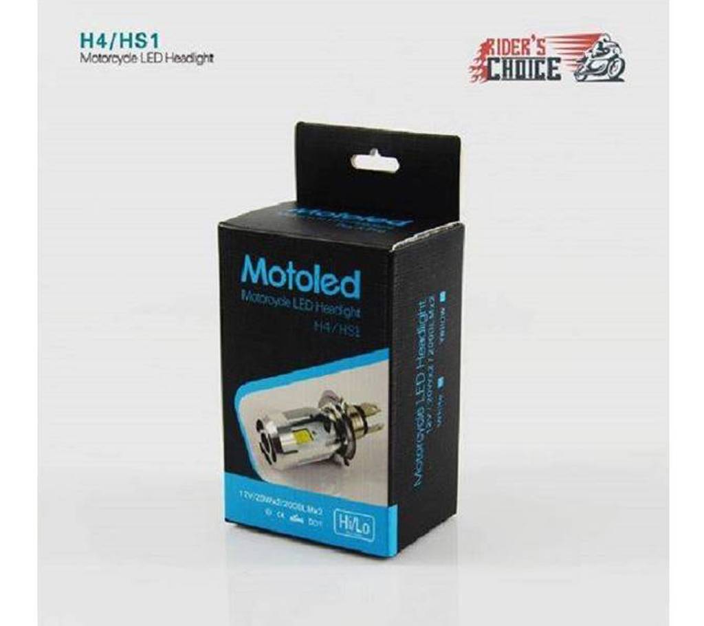 Motoled মোটরসাইকেল LED হেডলাইট H4/HS1 বাংলাদেশ - 708100