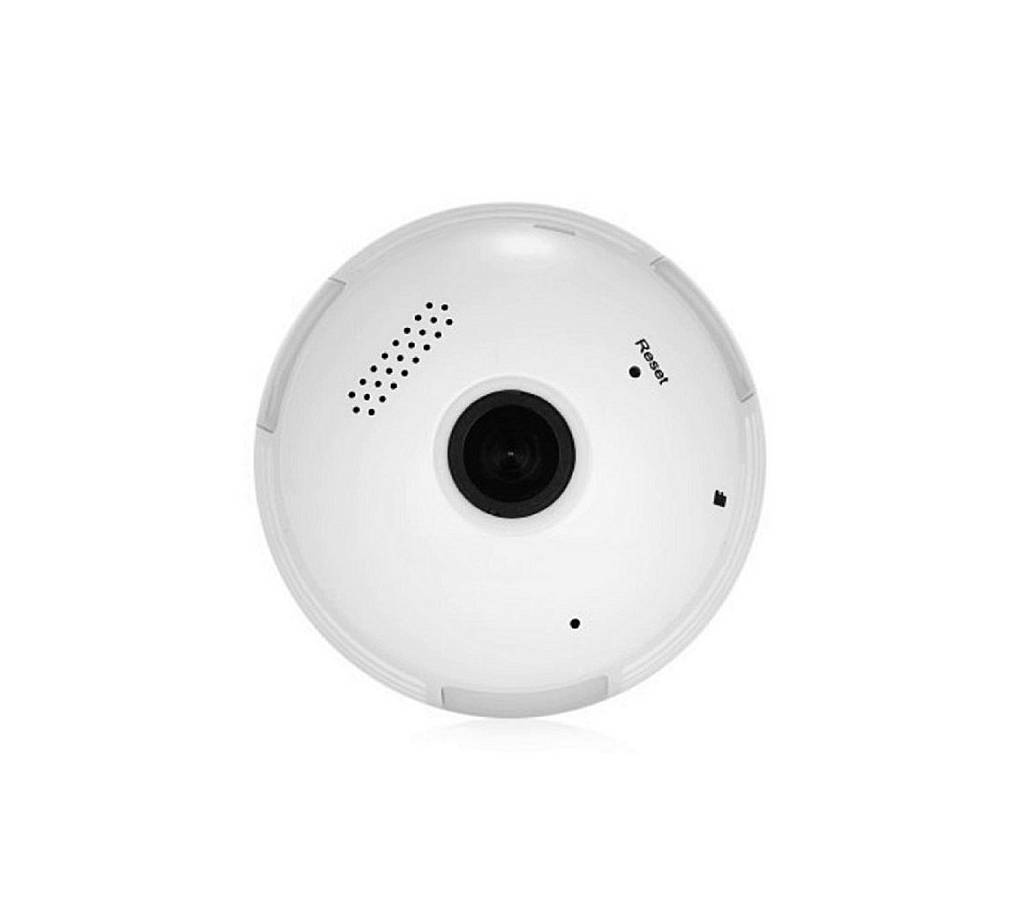 SPY Hidden Mini Security IP Camera 360° Panoramic 1080P Wifi Wireless Light Bulb - White বাংলাদেশ - 731253