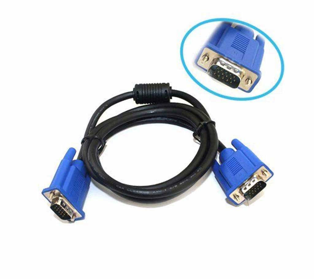 VGA Cable 1.5M - Black and Blue বাংলাদেশ - 727582