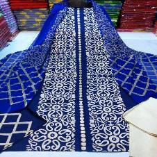Comfortable Block Printed Three pieces