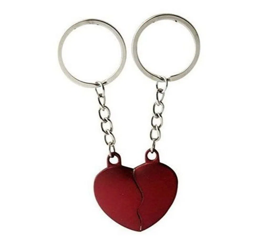 Heart Key Chain Red Love Keychain