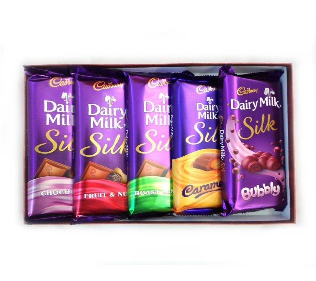 Dairy milk silk - ৫ পিসের কম্বো (UK) বাংলাদেশ - 700915