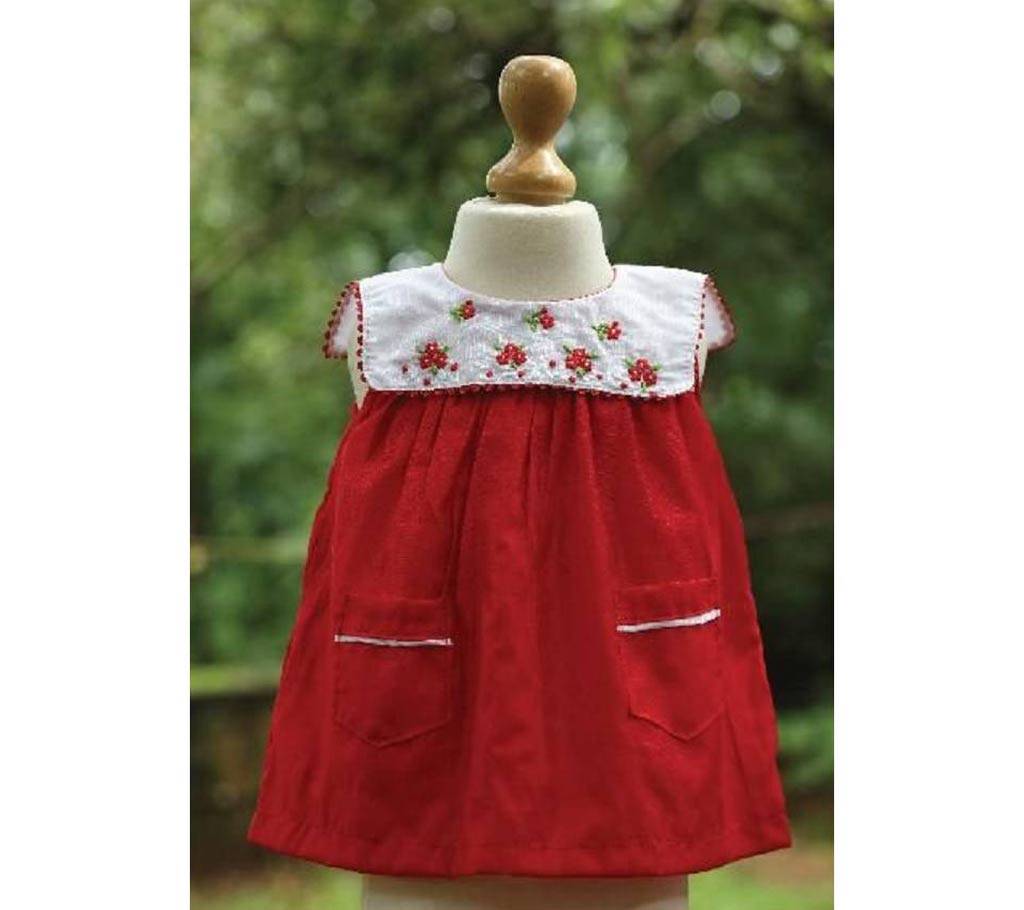 Cotton Frock for Baby Girls - 0 to 2 years বাংলাদেশ - 710881