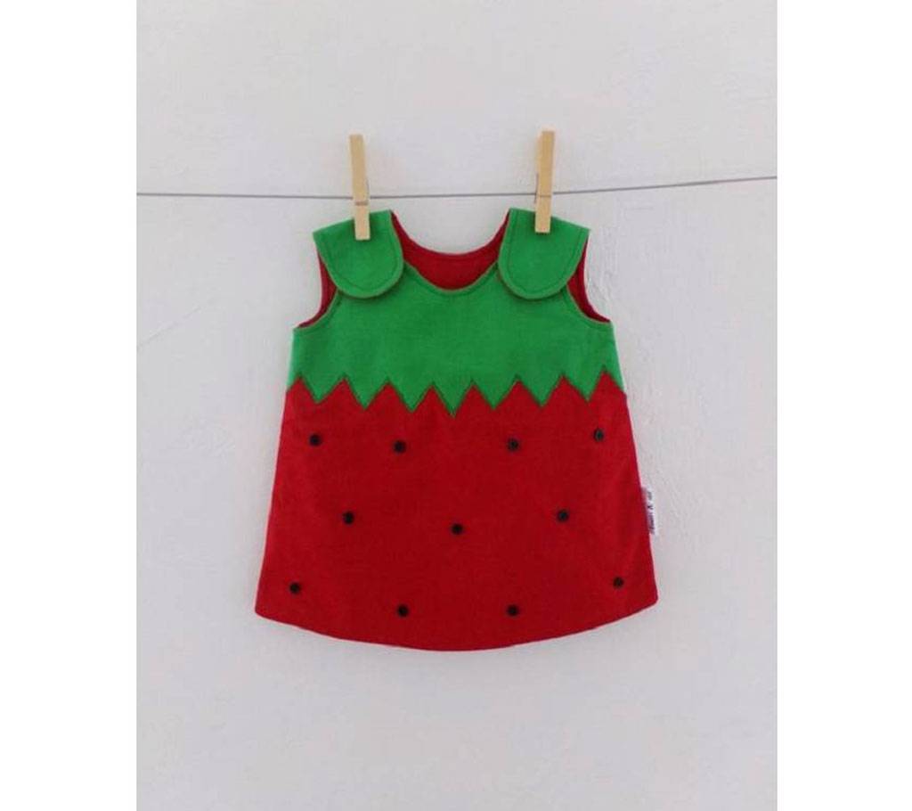 Cotton Dress for Baby Girls - 3 to 5 years বাংলাদেশ - 710966