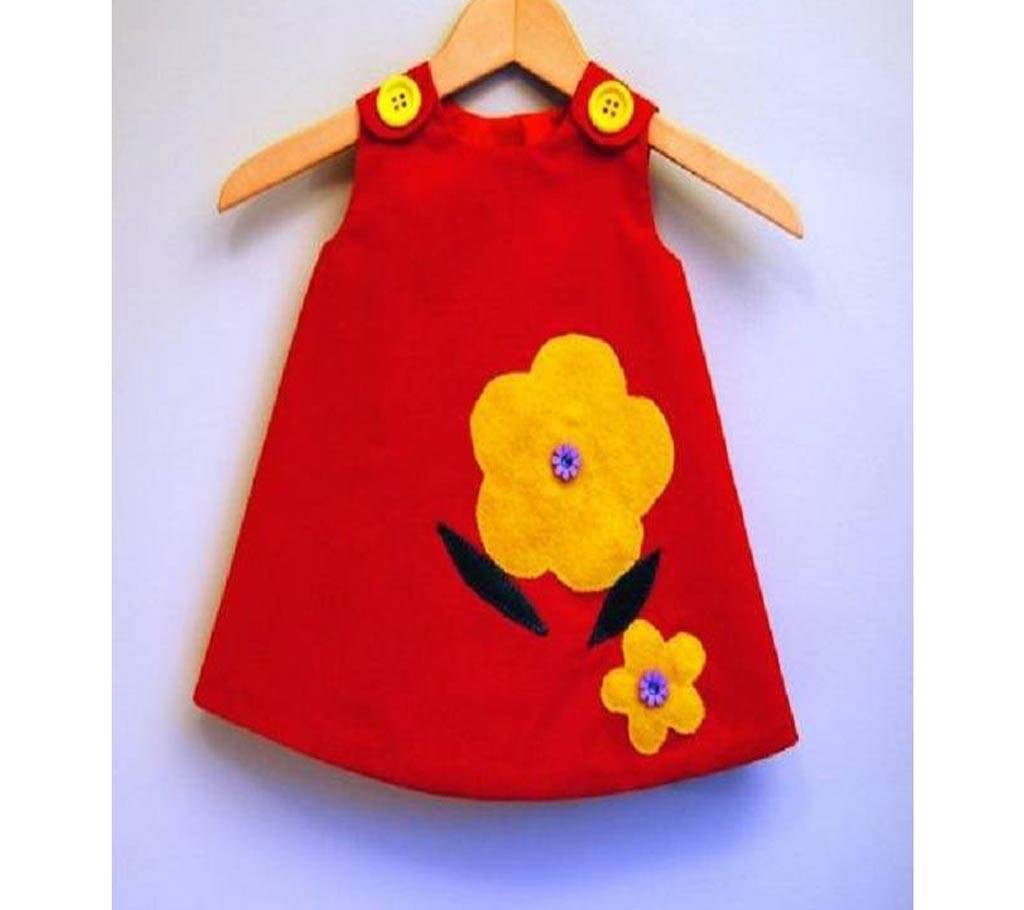Cotton Frock for Baby Girls - 0 to 2 years বাংলাদেশ - 710904