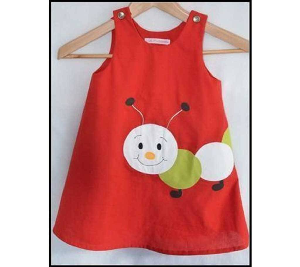 Cotton Frock for Baby Girls - 3 to 5 years বাংলাদেশ - 710927