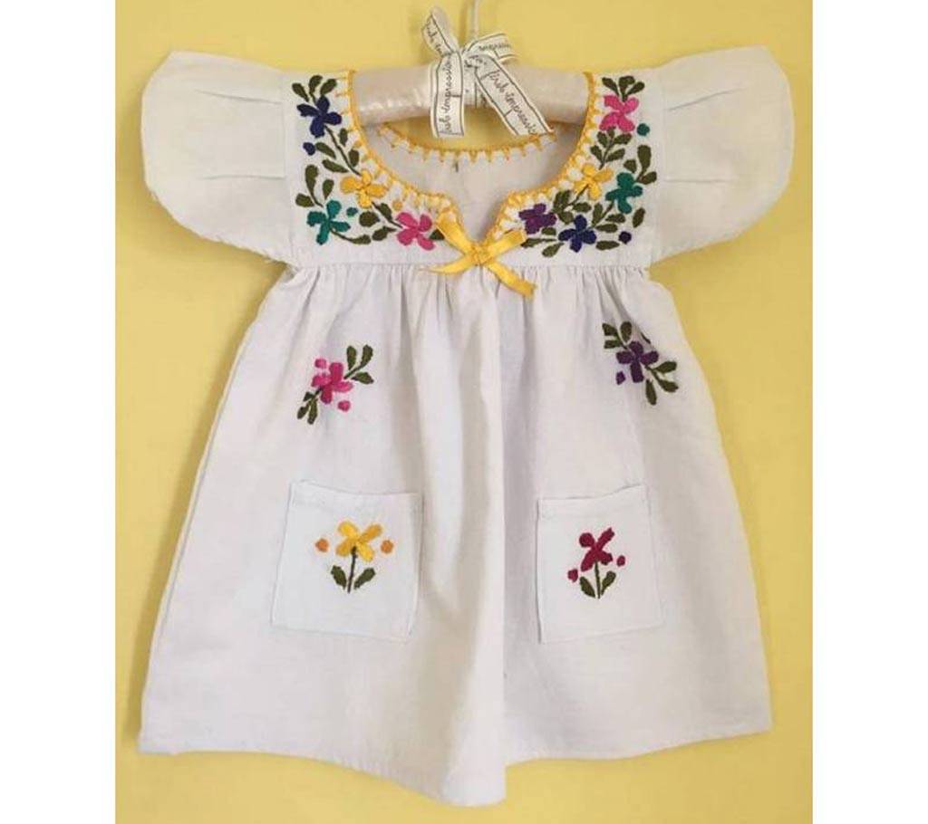 Cotton Frock for Baby Girls - 3 to 5 year বাংলাদেশ - 710853